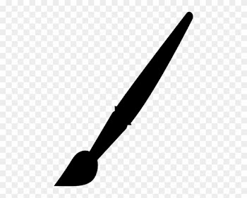 Free Paintbrush Clipart Image Black Brush Clip Art - Paint Brush Clip Art