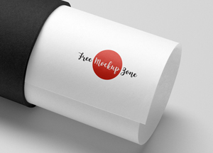 Free Paper Tube Logo Mockup PSD 2019 hue mockup zene 