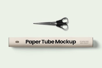 Free Paper Tube Mockup