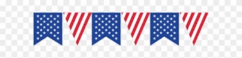 Free Patriotic Bunting Cliparts, Download Free Clip - American Flag Bunting Border