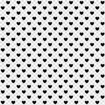 FREE Pattern Simple Shapes, black heart transparent background PNG clipart
