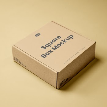 Free Perspective Eco Box Mockup