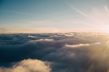 Free Photo of above the clouds, sky, sunshine