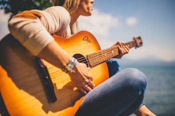 Free Photo of acoustic, guitar, musician