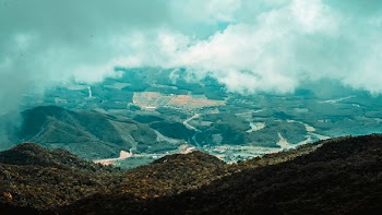 Free Photo of aerial, landscape, mountain