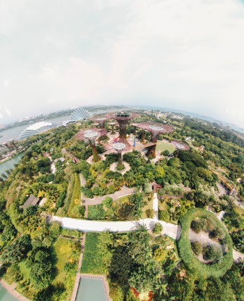 Free Photo of aerial, view, city