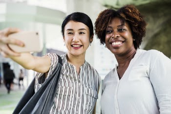 Free Photo of african american, asian, cheerful