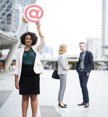 Free Photo of african american, at symbol, business