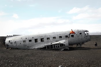 Free Photo of airplane, airline, parts. clouds