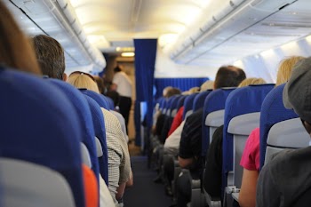 Free Photo of airplane, on board, seats