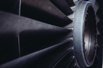 Free Photo of airplane, turbofan, engine