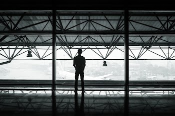 Free Photo of airport, airplanes, hanger