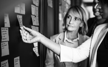 Free Photo of analyzing, black and white, brainstorming