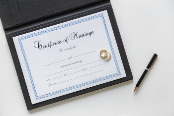 Free Photo of application, certification, couple