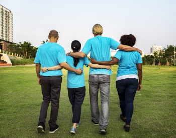 Free Photo of arms around, back, cheerful