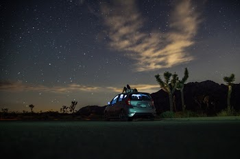 Free Photo of astrophotography, stars, clouds