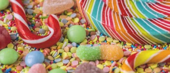 Free Photo of background, candy, candy cane