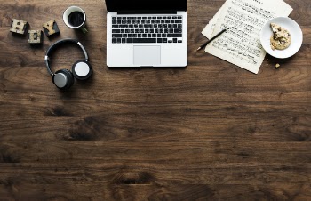 Free Photo of background, coffee, computer