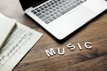 Free Photo of background, composer, computer