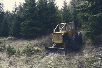 Free Photo of backhoe, tractor, construction