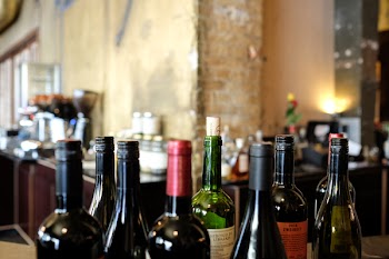 Free Photo of bar, bottles, wine