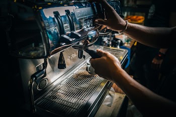 Free Photo of barista, coffee, machine
