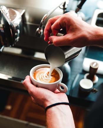 Free Photo of barista, latte, art