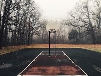Free Photo of basketball, court, net