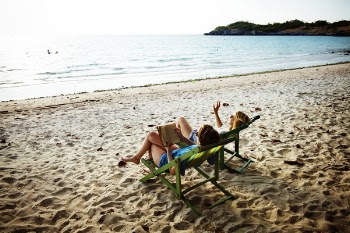 Free Photo of beach, book, calm