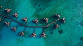 Free Photo of beach, cottage, path