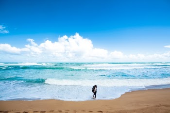 Free Photo of beach, sand, blue