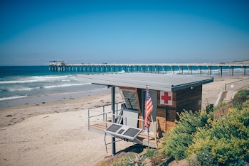 Free Photo of beach, sand, lifeguard