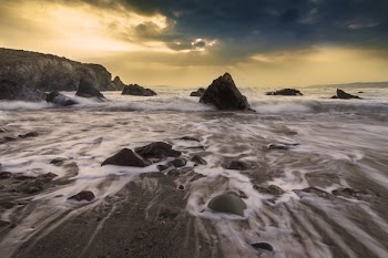 Free Photo of beach, sand, water