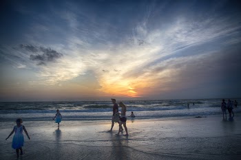 Free Photo of beach, sunset, florida