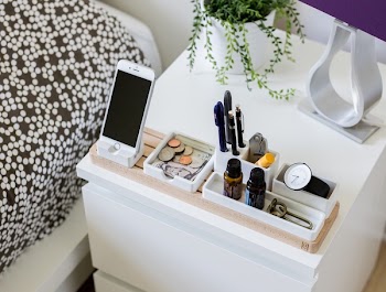 Free Photo of bedroom, white, table