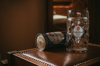 Free Photo of beer, can, glass