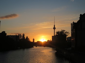 Free Photo of Berlin, Germany, sunset