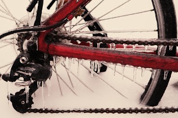 Free Photo of bicycle, frozen, ice