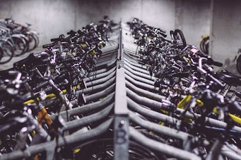 Free Photo of bikes, bicycles, bike racks
