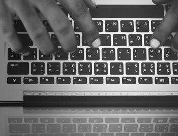 Free Photo of black and white, businessman, computer