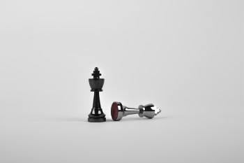 Free Photo of black and white, chess, piece