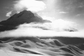 Free Photo of black and white, mountain, highland