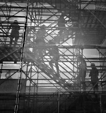 Free Photo of black and white, people, climb
