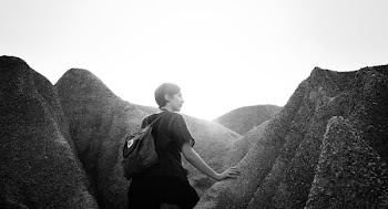 Free Photo of black and white, rocks, hill