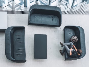 Free Photo of black, sofa, couch
