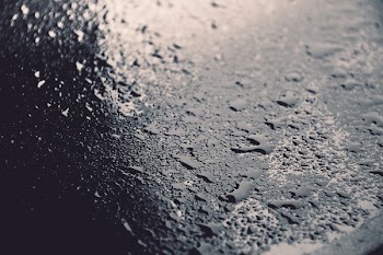 Free Photo of blacktop, water
