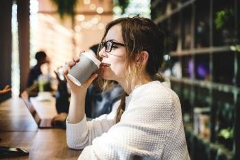 Free Photo of blonde, breakfast, cappuccino