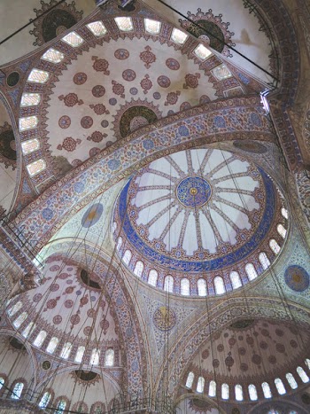Free Photo of Blue Mosque, ceiling, Istanbul