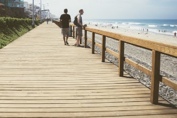 Free Photo of boardwalk, wood, railing