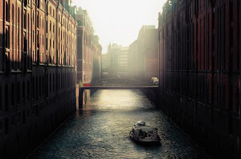 Free Photo of boat, canal, water